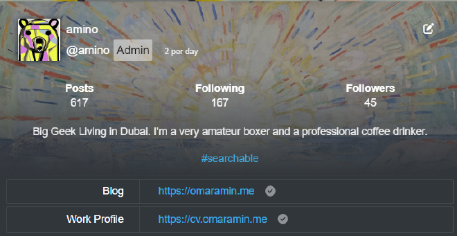 My Fediverse Profile