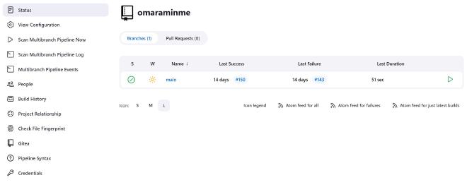 Jenkins Main Interface