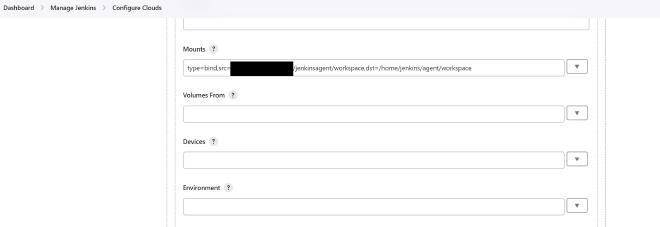 Jenkins Agent Mount Config